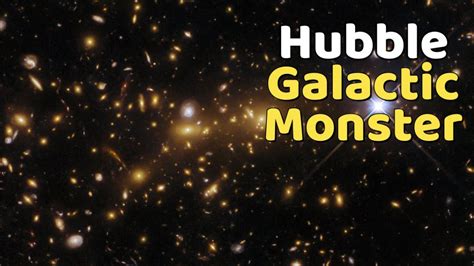 New Hubble Space Telessope Views A Galactic Monster Youtube