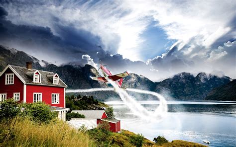 Norway Aviation Hd Nature 4k Wallpapers Images
