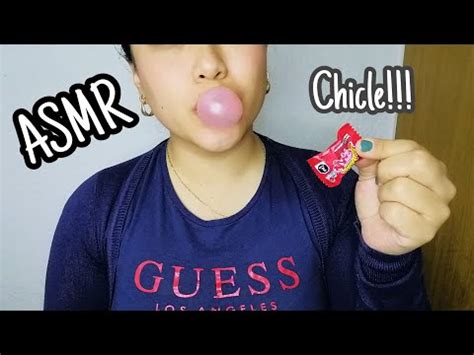 ASMR Español Hablando y Masticando chicle mi primer video de ASMR