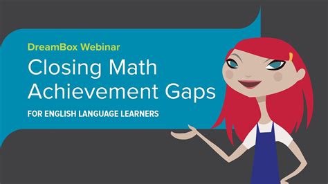 Webinar Closing Math Achievement Gaps For English Language Learners