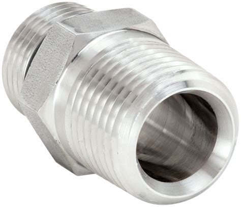 Parker Reducing Adapter 316 Stainless Steel 58 In X 12 In Fitting
