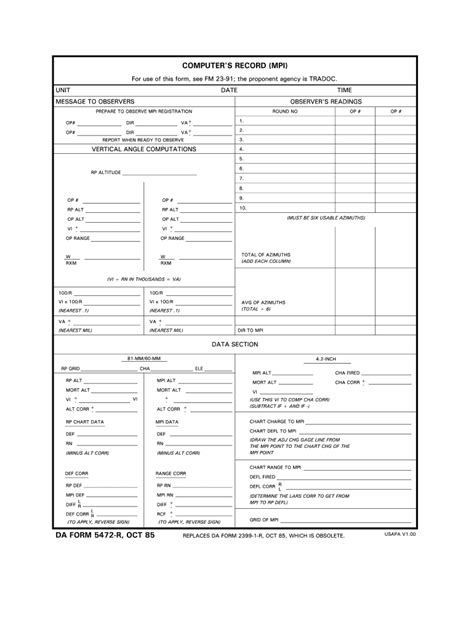 Da Form 2399 Fill Out And Sign Online Dochub