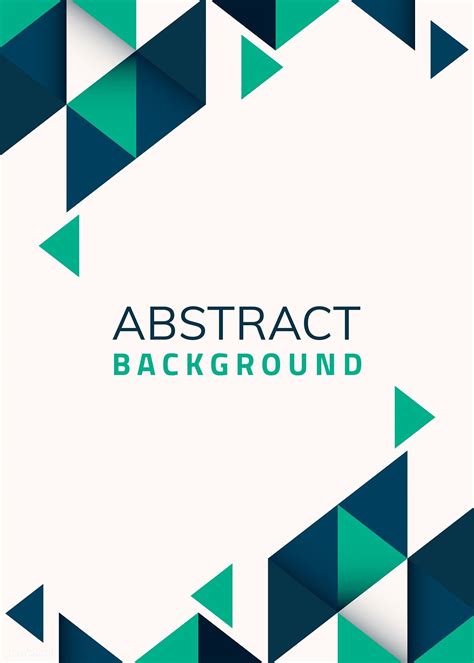 Download Premium Vector Of Abstract Blue And Green Geometric Background