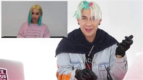 So basically, even if brad is a licensed hair stylist (which he doesnt seem to be?), that does not automatically make him 'good at hair'. BRAD MONDO REACTS TO SPLIT HAIR DYE WHILE COLORING MY OWN HAIR! - YouTube