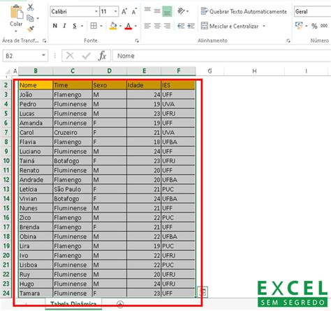 Como Fazer Tabela Dinâmica no Excel Excel Sem Segredo