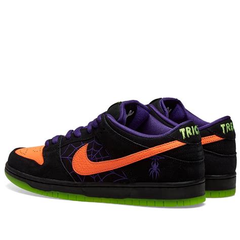 Nike Sb Dunk Low Pro Black Total Orange And Purple End Au
