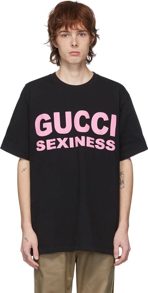 Gucci Black Gucci Sexiness T Shirt Luxed