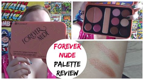 Bh Cosmetics Forever Nude Palette Review Swatches Tania Michele Youtube