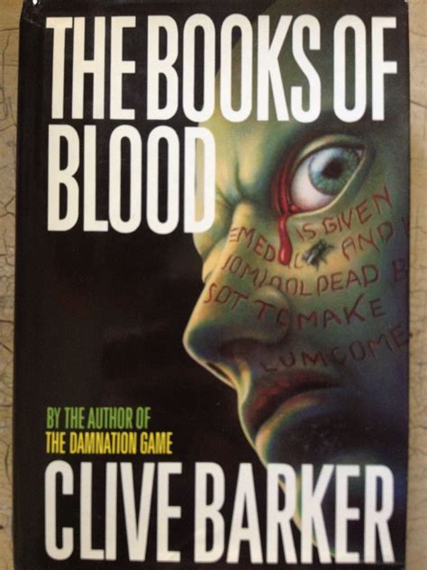 Clive Barker Books Of Blood Complete Label E Journal Art Gallery