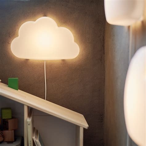 Upplyst Led Wall Lamp Cloud White Ikea