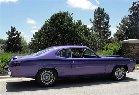 72 Plumcrazy 340 Duster 4 Speed Classic Plymouth Duster 1972 For Sale