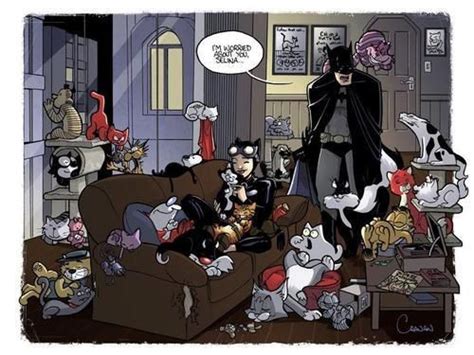 Im Worried About You Selina Batman And Catwoman Catwoman Cartoonist