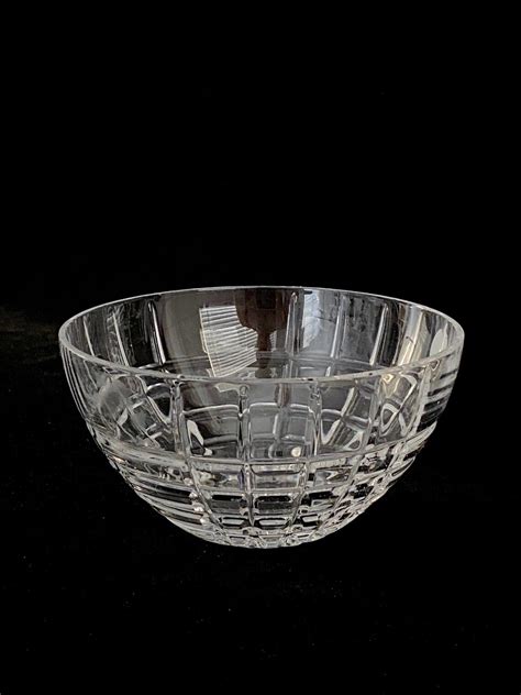 Fine Vintage Tiffany And Co Crystal Bowl With Classical Etsy