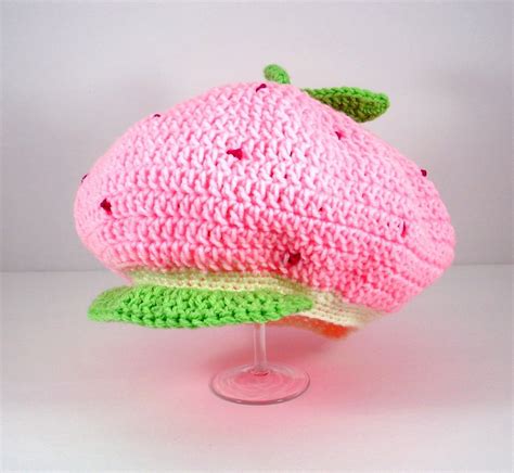 Strawberry Shortcake Hat Crochet Hats Crochet Strawberry Crochet