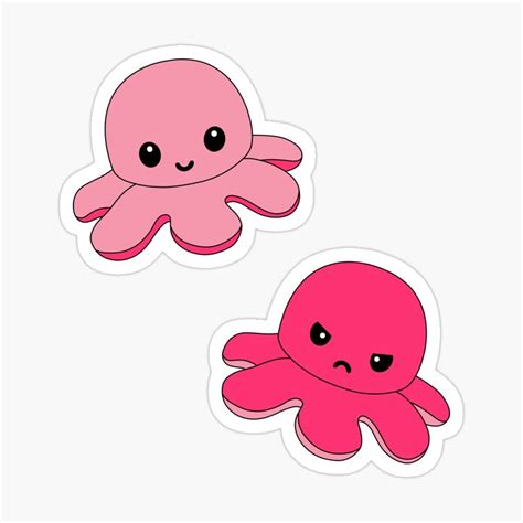 Moody Octopus Sticker For Sale By Jamie Maher Pop Stickers Cute