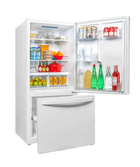 Danby Designer 18 7 Cu Ft Apartment Fridge Bottom Mount In White