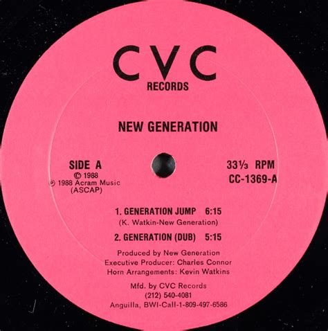 New Generation Generation Jump 1988 Vinyl Discogs