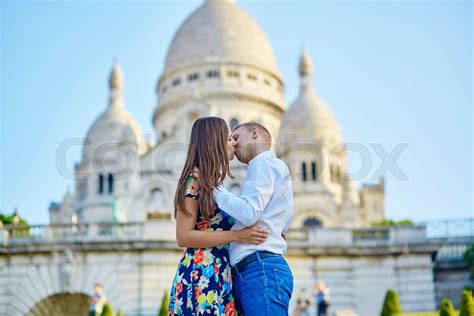 Romantic Couple On Montmartre Stock Image Colourbox
