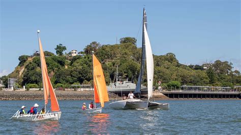 Sailing At The Port Curtis Sailing Club Gladstone Queensland March 2020