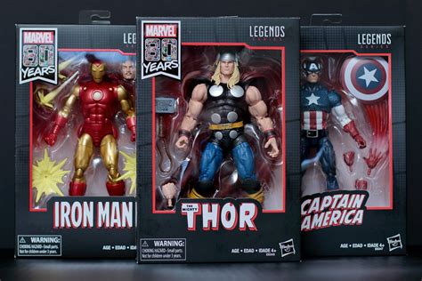 Thor Iron Man Captain America Marvel Legends 80th Annive Flickr
