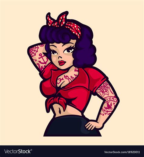 Drawing upload your own comics, cartoons or illustrations. Library of 50 s pin up girl vector free download png files ...