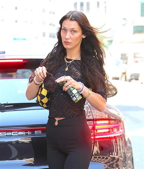 Bella Hadid Looks Naturally Gorgeous While Makeup Free In New York City