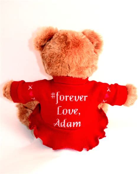 I Love You Teddy Bear Best Valentines T Made In Usa Message
