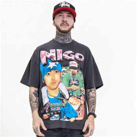 Oversize Vintage Nigo Rapper Hip Hop Graphic Tees Graphic Tees Hip Hop