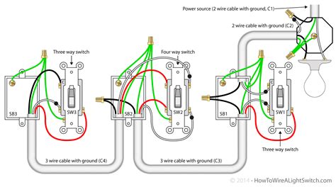 How To Wire A 4 Way Switch With 3 Lights Tons Of How To