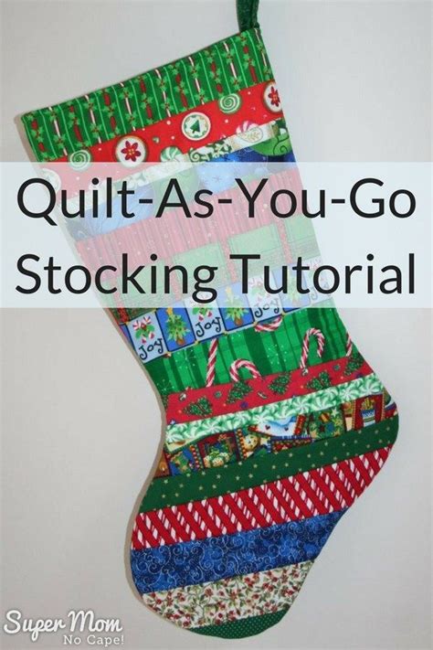 Quilted Christmas Stocking Patterns Free I Think They Are Just The Right Size Printable