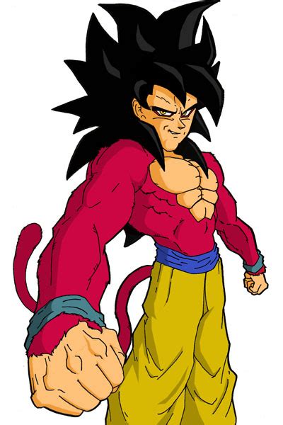 Ssj4 Goku Coloured By Maijin Kakarroto On Deviantart