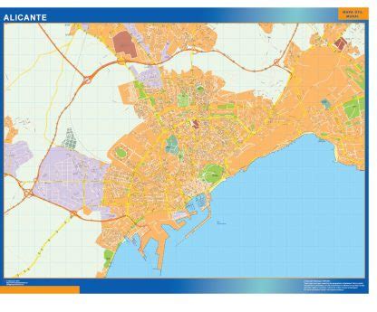 Mapa Vectorial Alicante Netmaps Mapas De Espa A Y Del Mundo