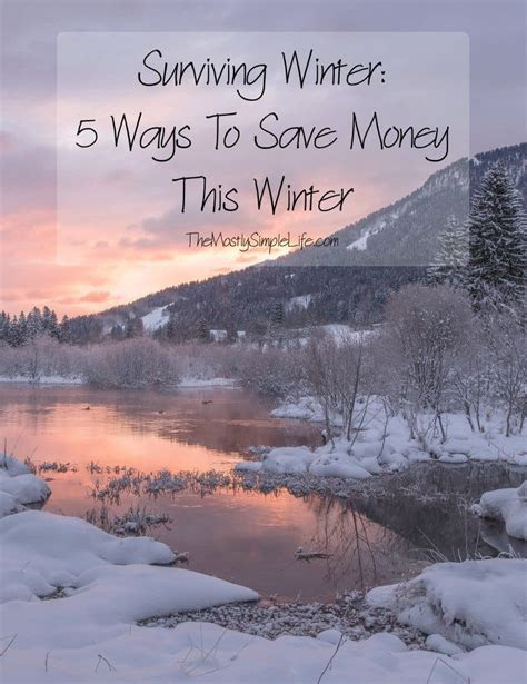 Surviving Winter 5 Ways To Save Money This Winter The Mostly