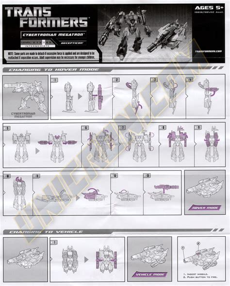 Transformers Generations Megatron War For Cybertron Transformers