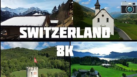 Switzerland In 8k Ultra Video And Small Villages Are Very Beautiful🇨🇭📬