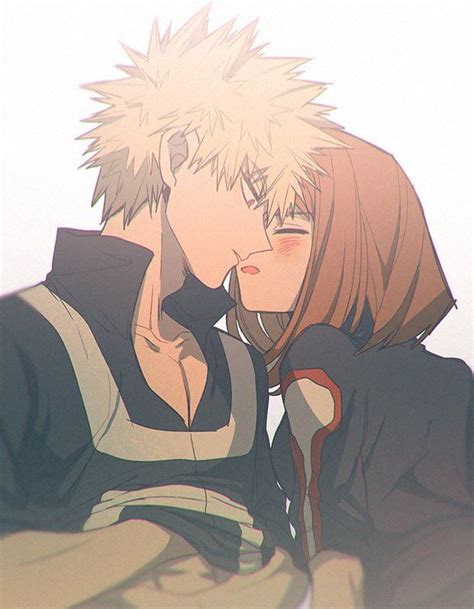 Katsuki Bakugou X Uraraka Ochako Dibujos Anime Parejas Parejas Anime Bonitas Y Niños Anime