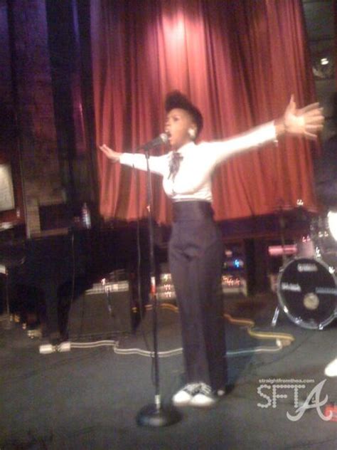 She got an amonestacion yesterday for saying a bad word. Flix/Video ~ D. Woods & Janelle Monae Perform Live ...