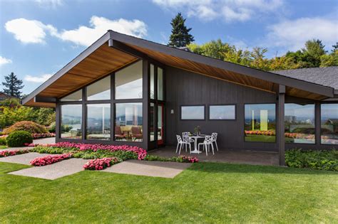 Myrtle Mid Century Residence Midcentury Exterior Portland By