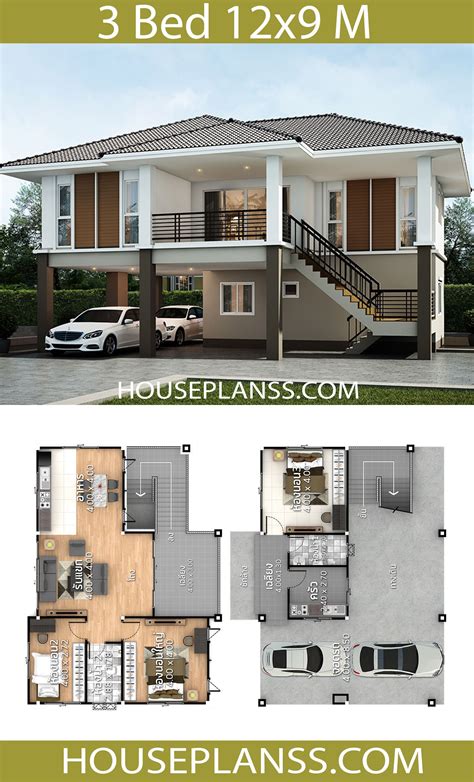 Wohndesignplan X M Mit Schlafzimmern Wohndesign Mit Plansuche New Home Plans X
