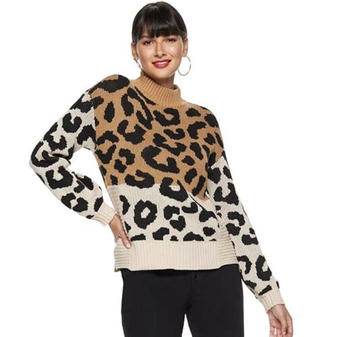 Nine West Petite Leopard Print Sweater Ciara Is The Face Of Nine West