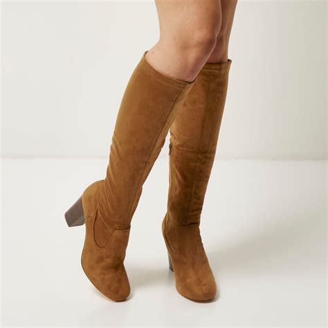 River Island Tan Suede Boots New Daily Offers Deltafleks Com
