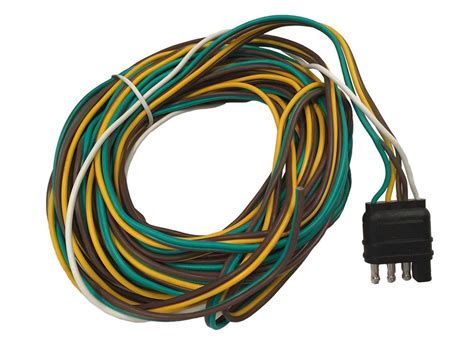 12v power comes via a 12v 30a breaker on the + battery post terminal. Trailer Wiring Harness,4-flat way Connector,30 Ft Long,3ft ground,18 gauge wire | Gauges