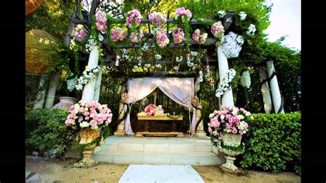Best Garden Wedding Decoration Ideas Youtube