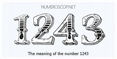 Meaning of 1243 Angel Number - Seeing 1243 - What does the number mean?