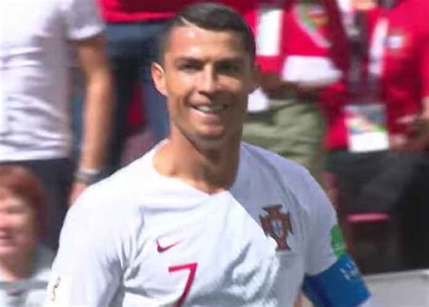 world cup 2018 cristiano ronaldo scores early goal in portugal s 1 0