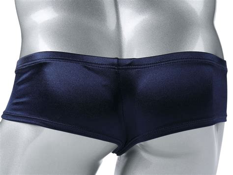 Ultra Short Men Smooth Underwear Enhance Bulge Pouch Mini Bikin Boxer Briefs Ebay