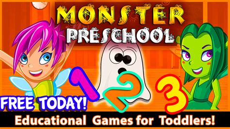 Halloween Monster Games For Kids And Toddlers Free Educational