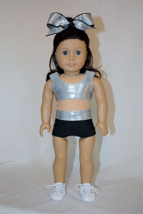 american girl 18 doll cheerleader sports bra shorts etsy doll clothes american girl