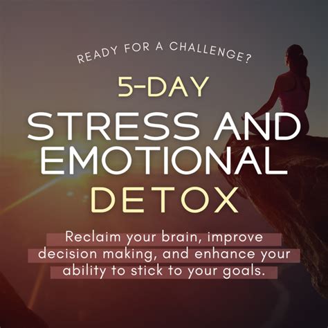 5 Day Stress And Emotional Detox