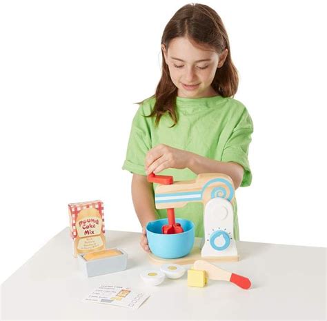 Melissa And Doug Melissa And Dougand Wooden Make A Cake Mixer Set How To